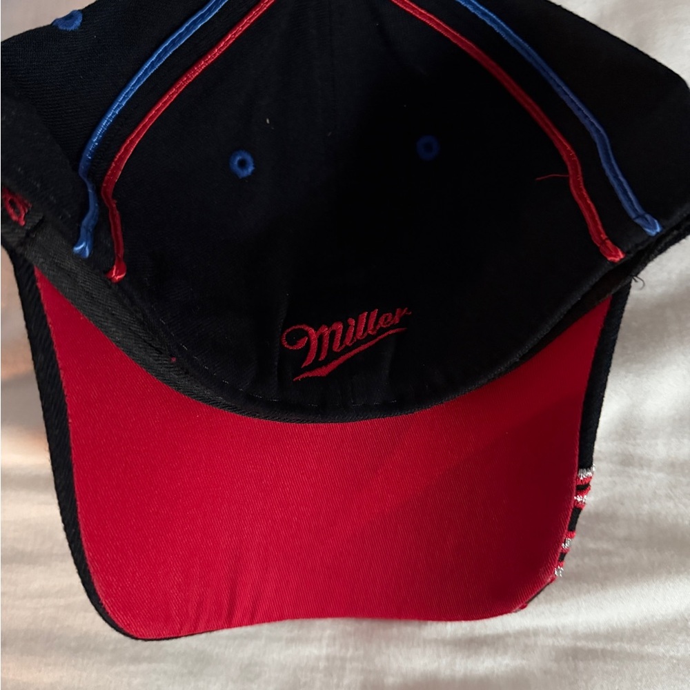 Red One-Fit Cap - Picture 2 of 3